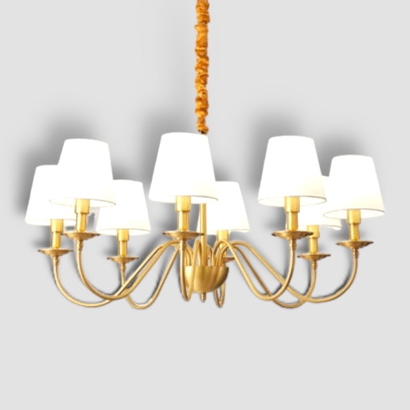 Retro ljuskrona för vardagsrum