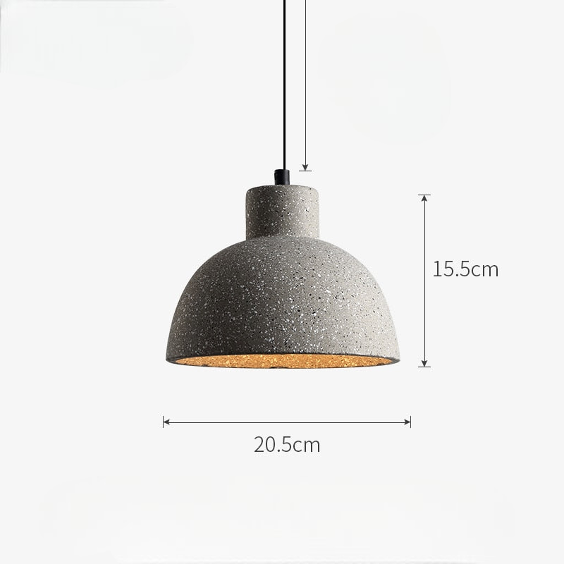 Modern taklampa i cement