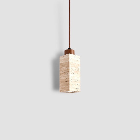 Wabi-Sabi hängsmycke i marmor