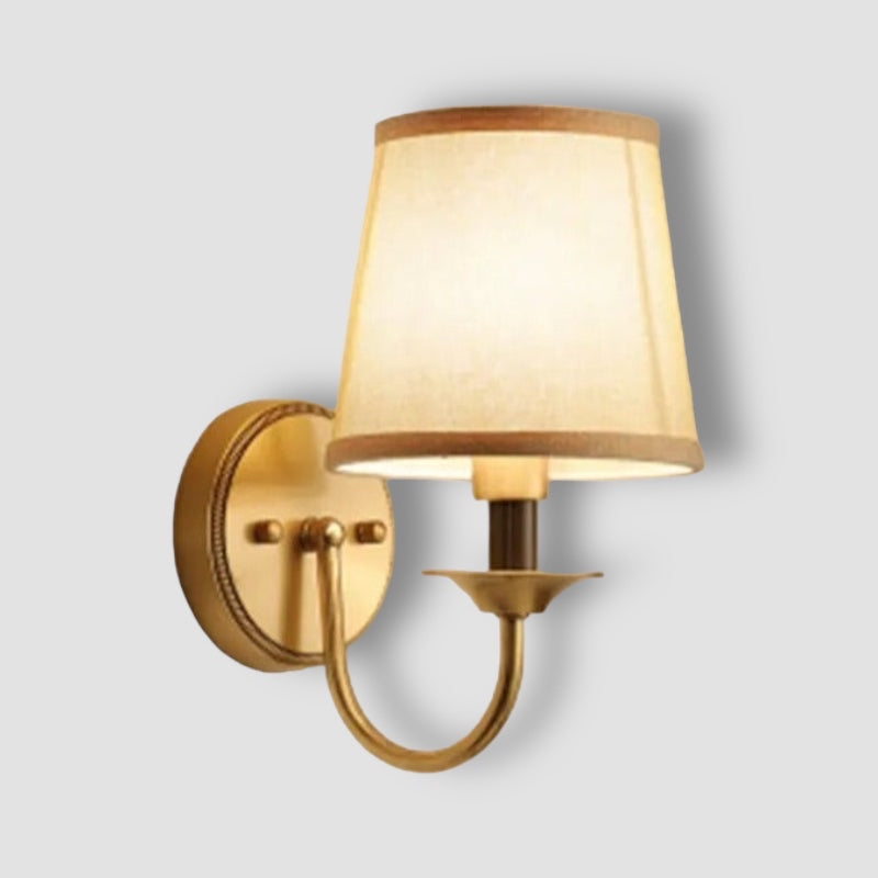 Amerikansk vägglampa för sängbord