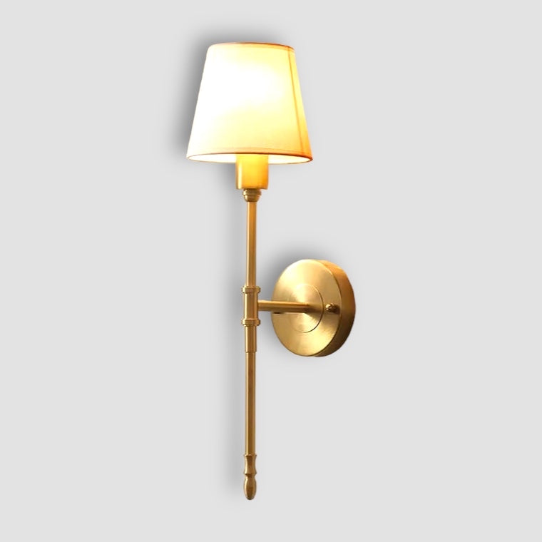 Vägglampa i koppar
