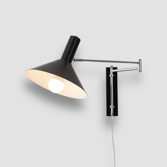 Vägglampa för minimalistiskt kontor