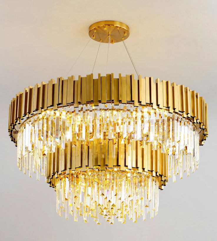 Kristallkrona i guld