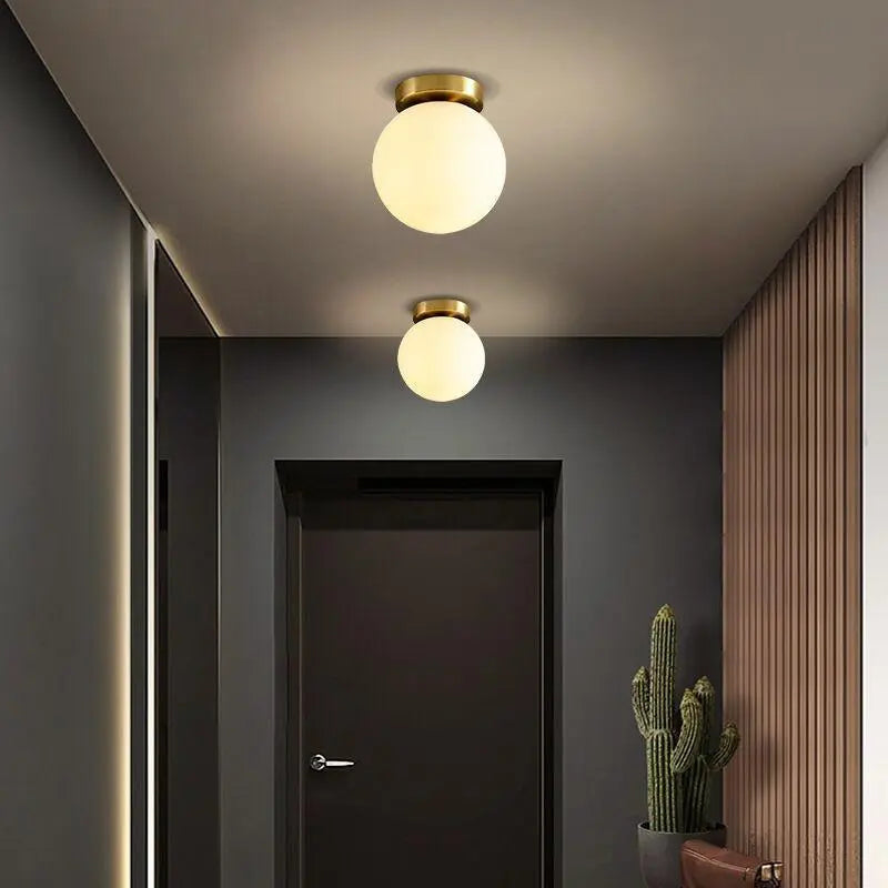 Led-lampa i nordiskt glas