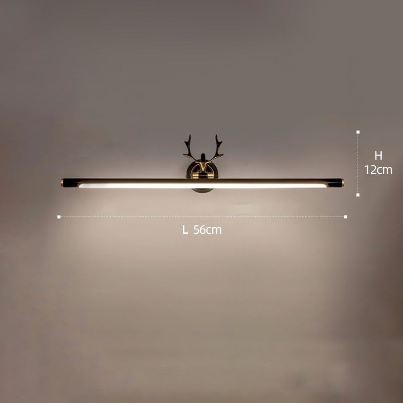 Guld Vägglampa Bar Form