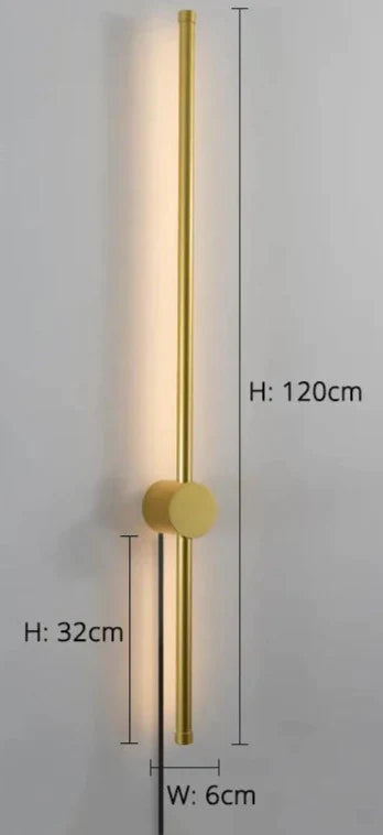 Nordisk vägglampa med stickpropp