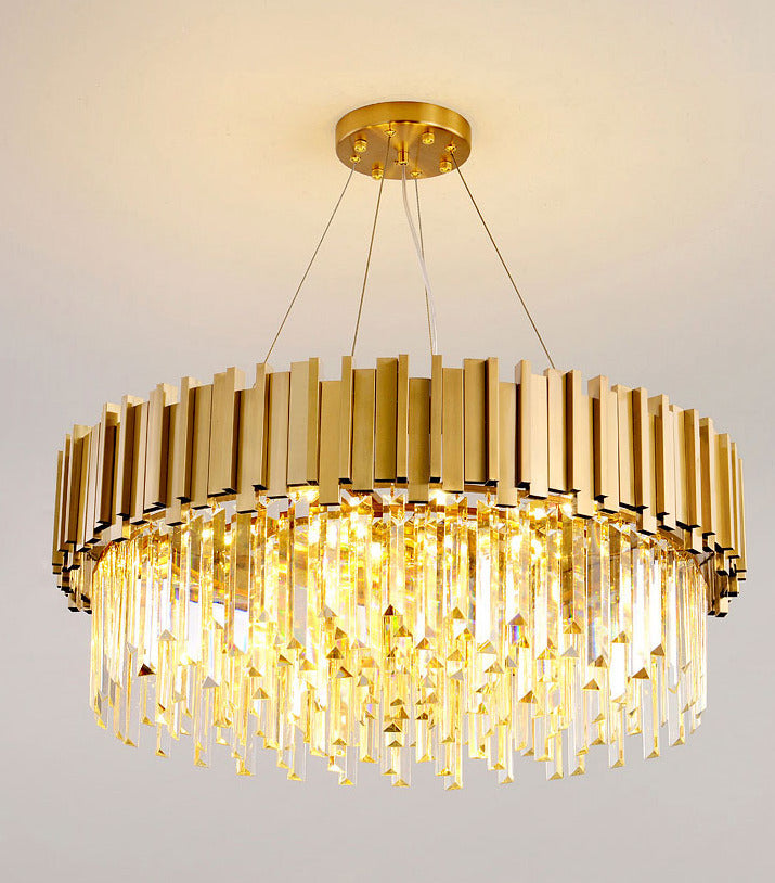 Kristallkrona i guld