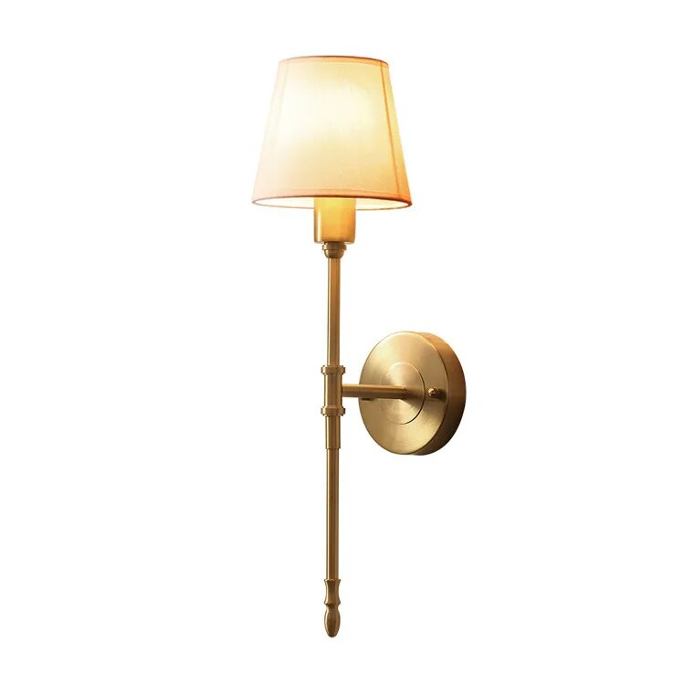 Vägglampa i koppar