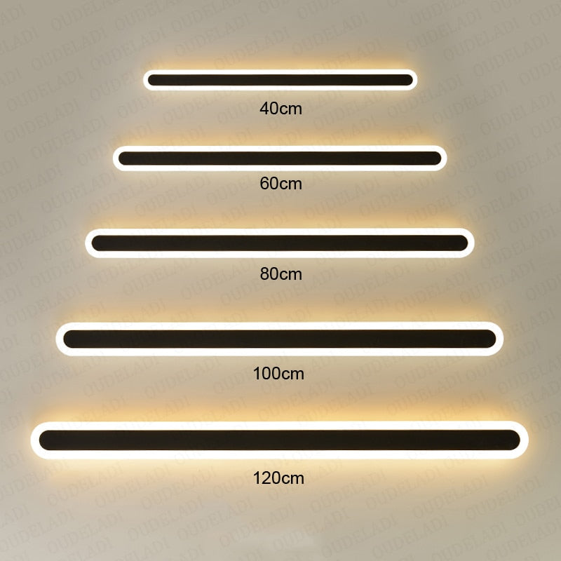 Minimalistisk Led-vägglampa