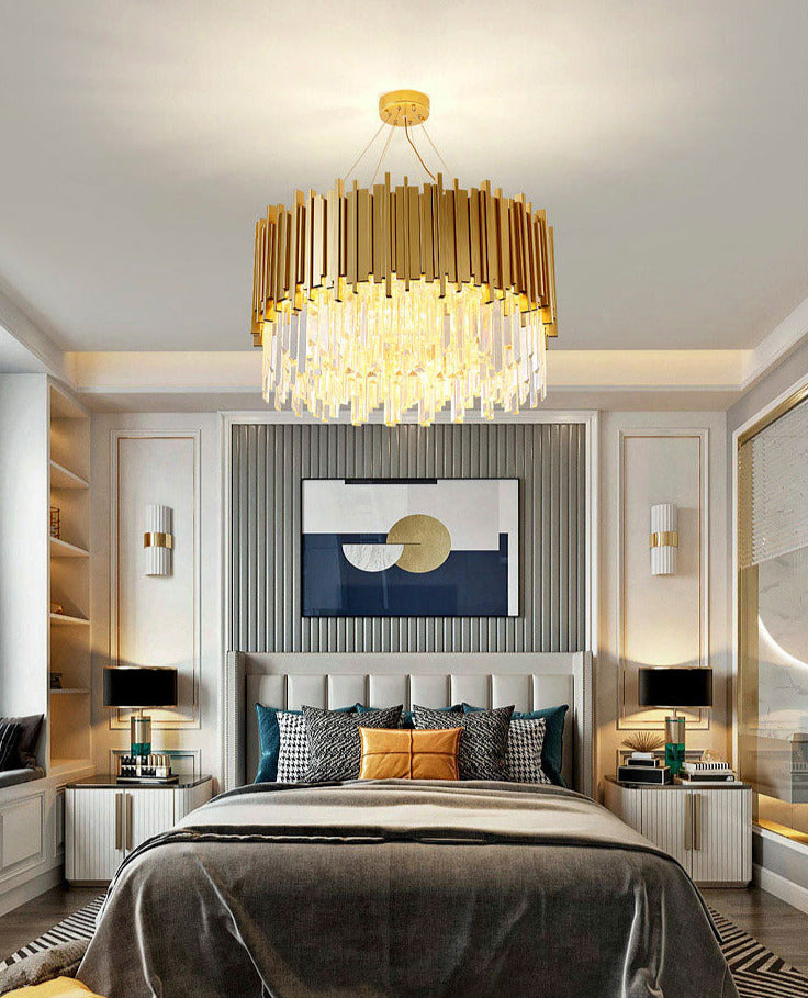 Kristallkrona i guld