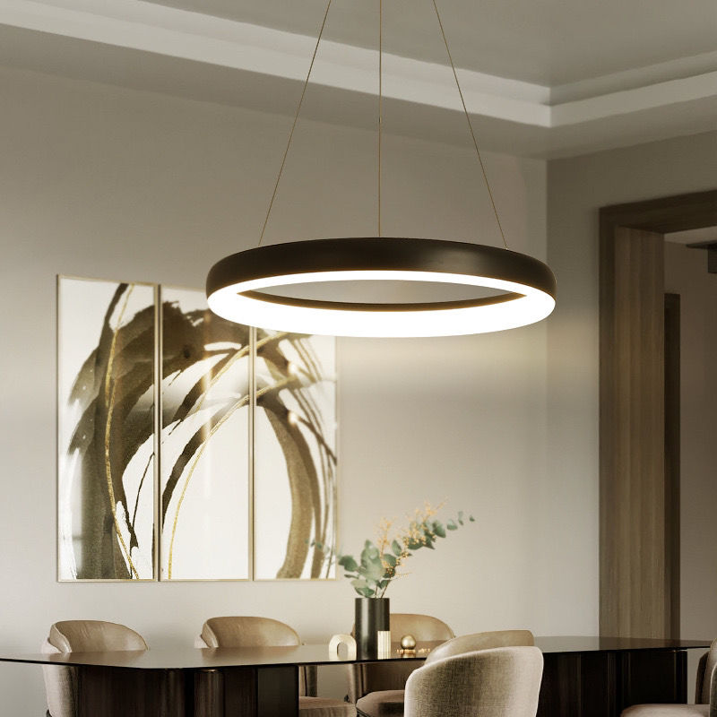Cirkulär ljuskrona Vardagsrum
