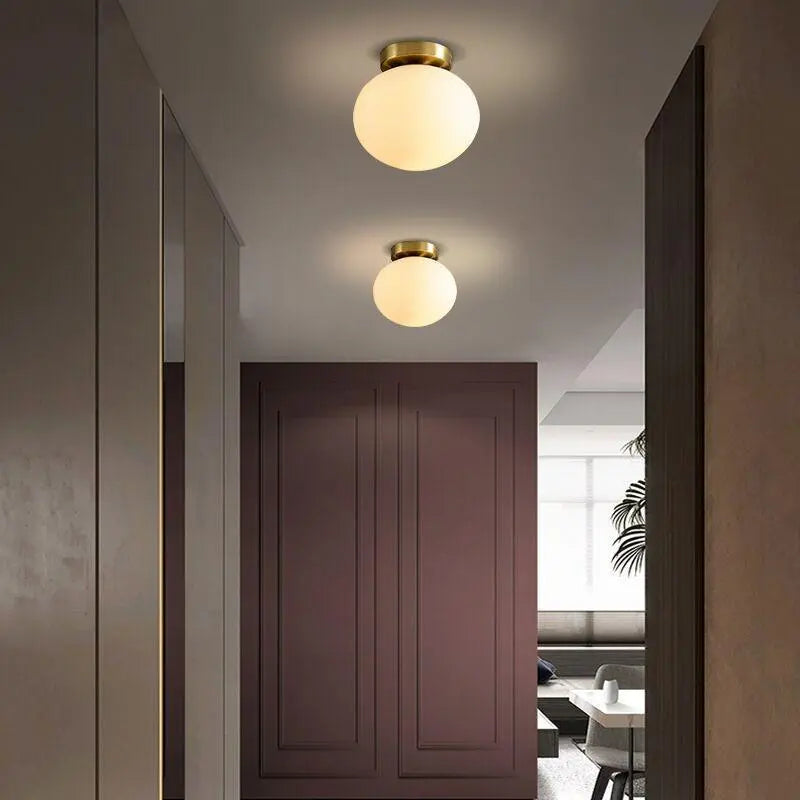 Led-lampa i nordiskt glas