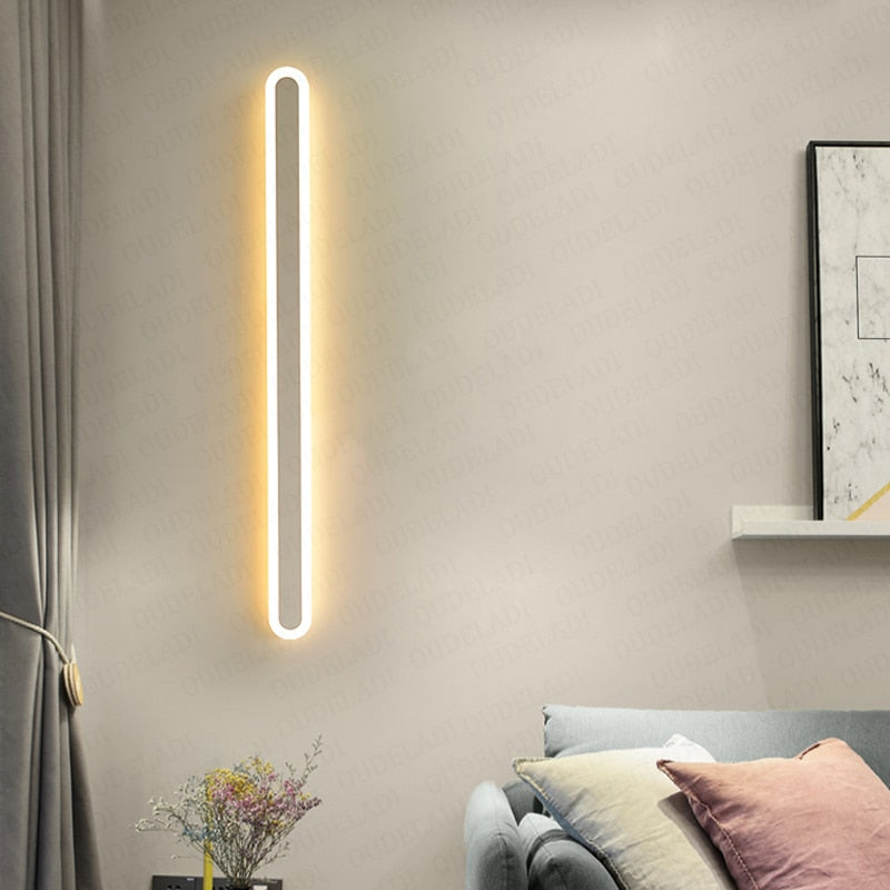 Minimalistisk Led-vägglampa