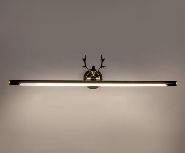 Guld Vägglampa Bar Form