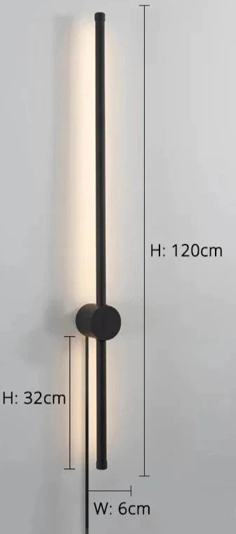 Nordisk vägglampa med stickpropp