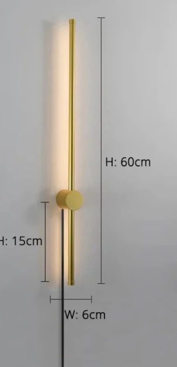 Nordisk vägglampa med stickpropp
