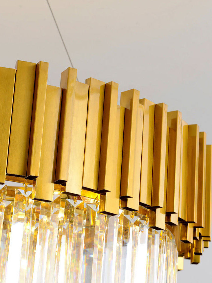 Kristallkrona i guld