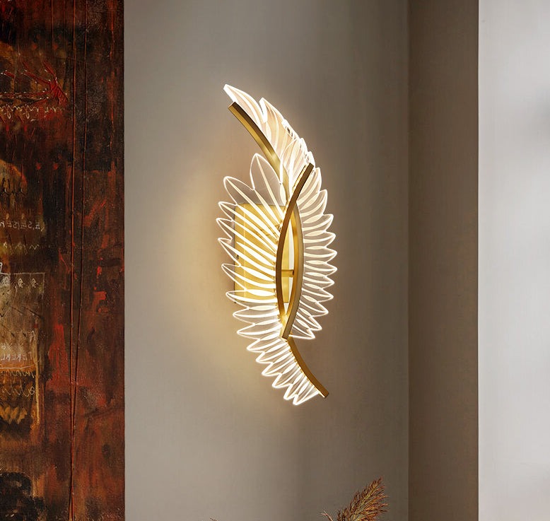 Vägglampa Golden Wings