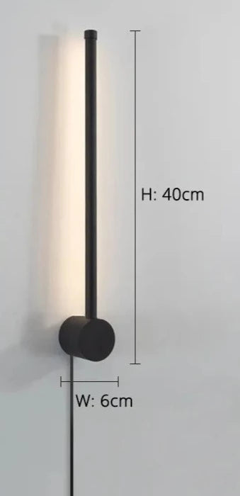 Nordisk vägglampa med stickpropp