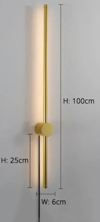 Nordisk vägglampa med stickpropp
