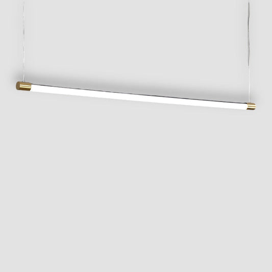 Minimalistisk barformad taklampa med guldfinish