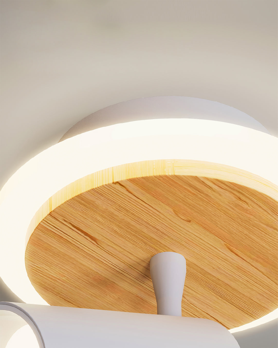 Vägglampa med justerbar spotlight