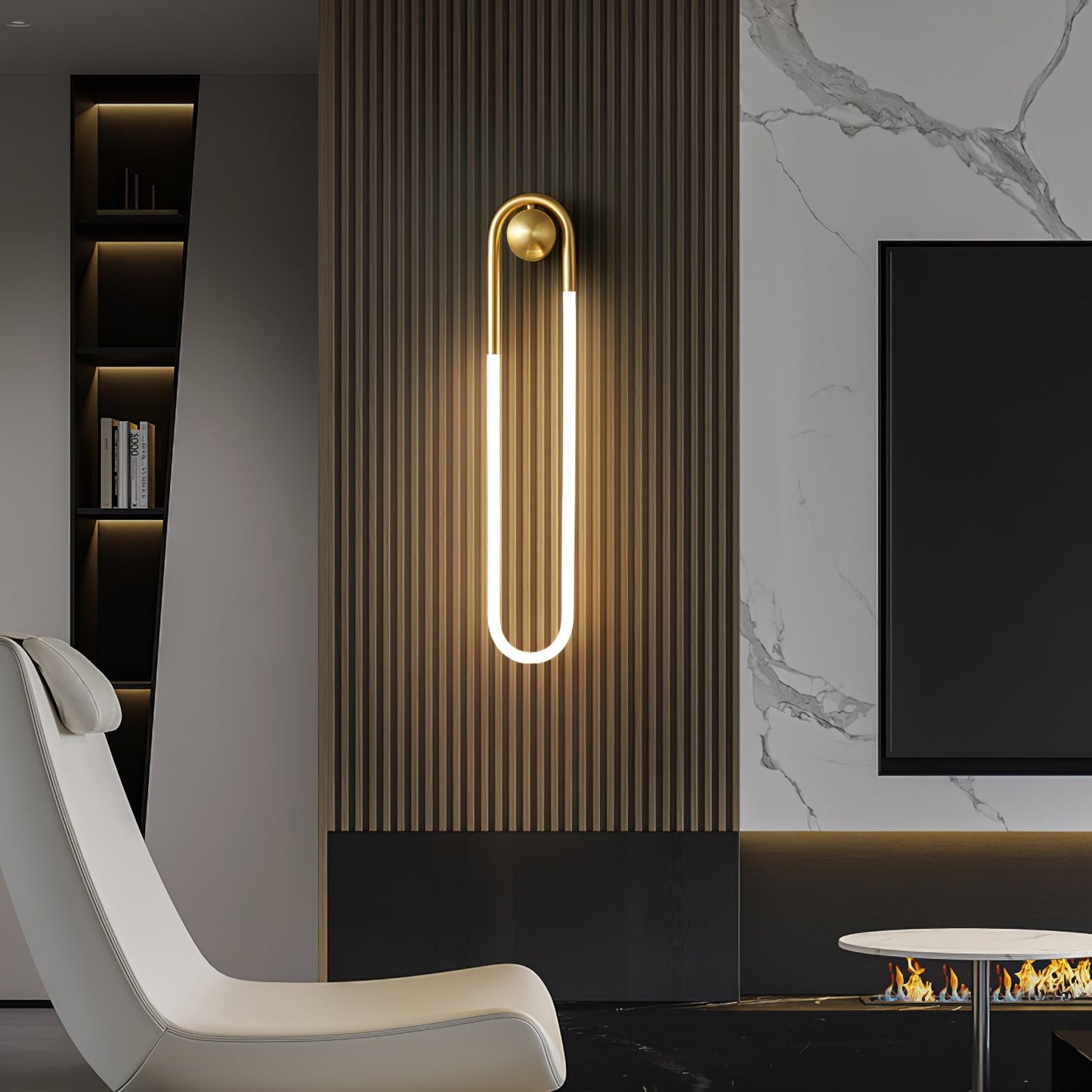Nordisk oval vägglampa
