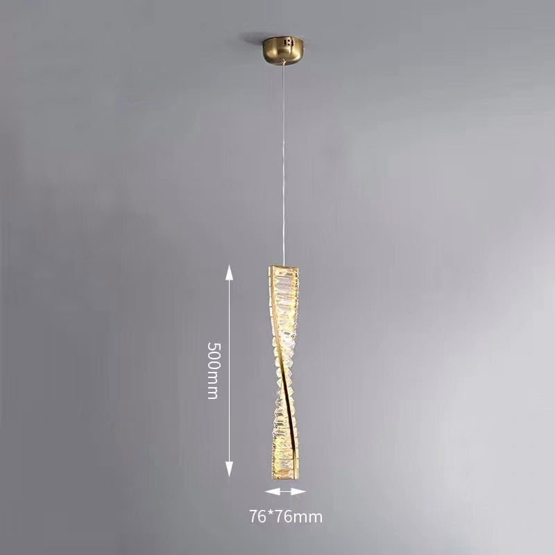 Vägglampa i kristall av hög kvalitet