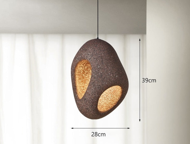 Art Wabi-Sabi taklampa