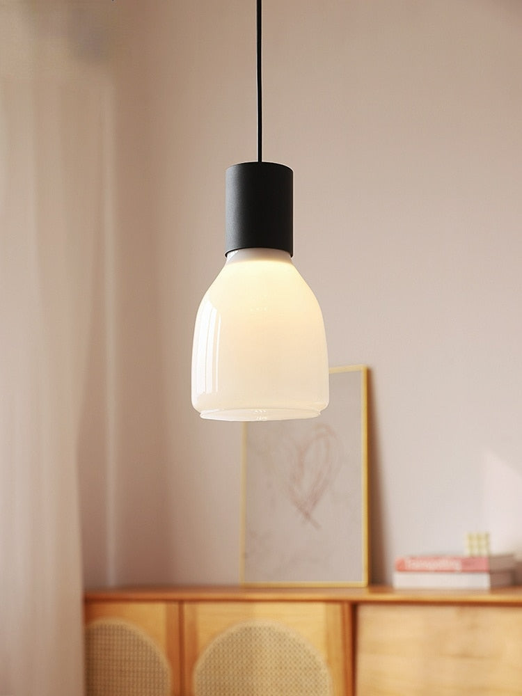 Gradient-pendellampa med blomma