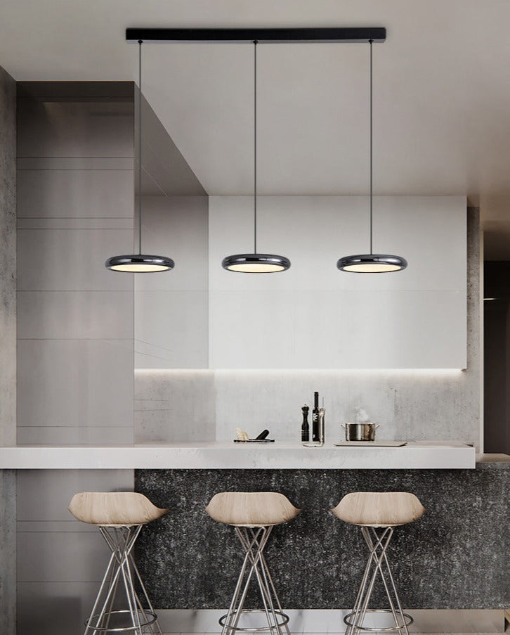 Minimalistisk nordisk led-pendellampa