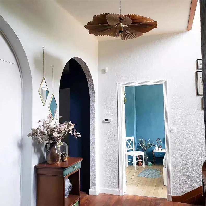 Ljuskrona med blomma i art deco