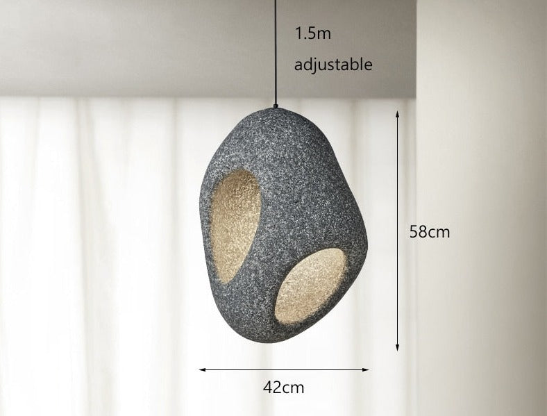 Art Wabi-Sabi taklampa