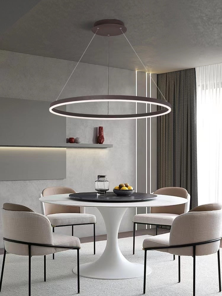 Minimalistisk ring taklampa