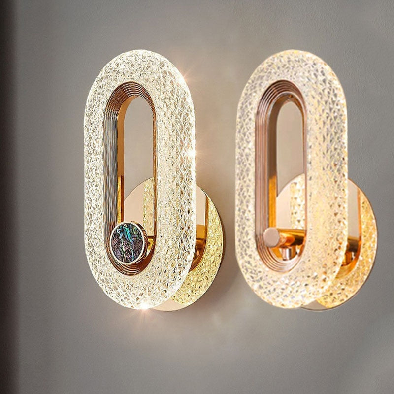 Vägglampa i kristall Royal