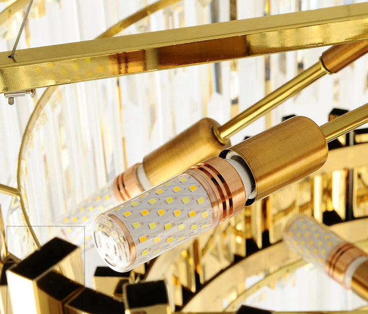 Kristallkrona i guld