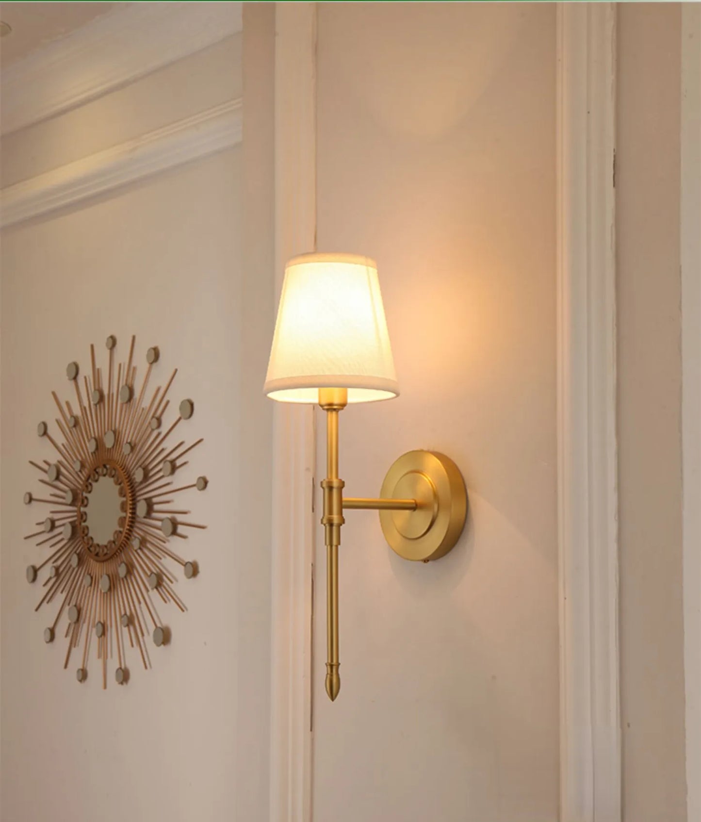 Vägglampa i amerikansk design