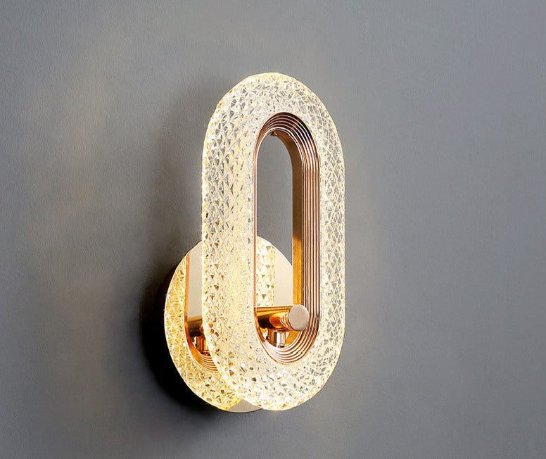 Vägglampa i kristall Royal