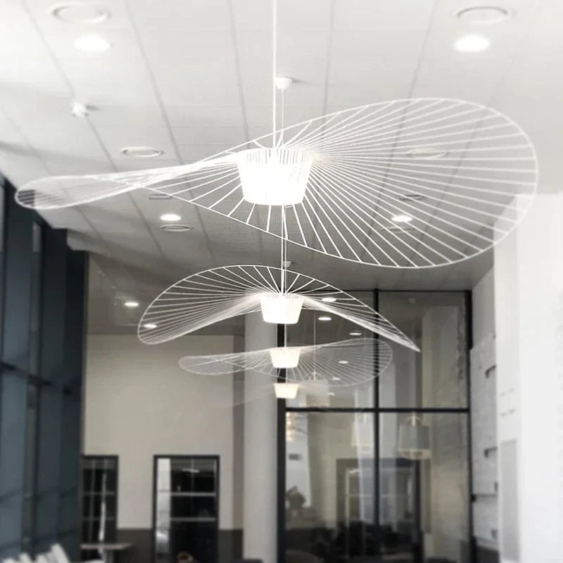 Vintage taklampa med hatt