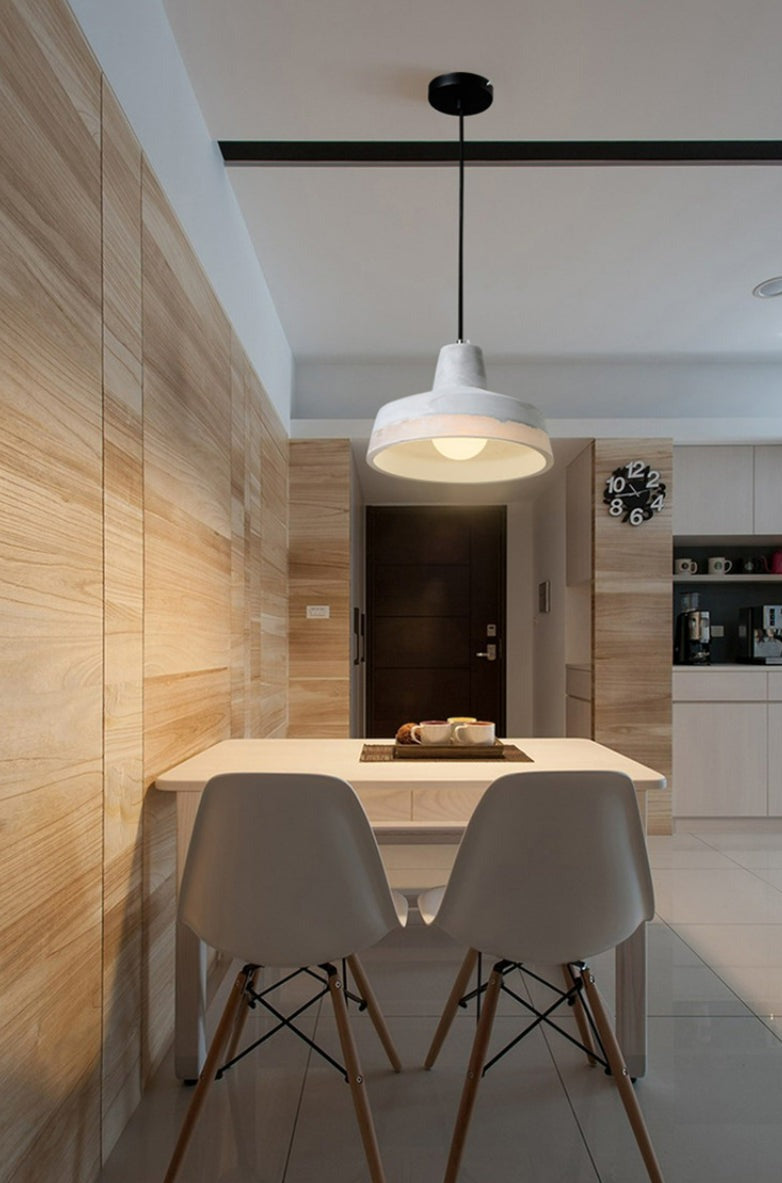 Wabi-Sabi pendellampa i cement