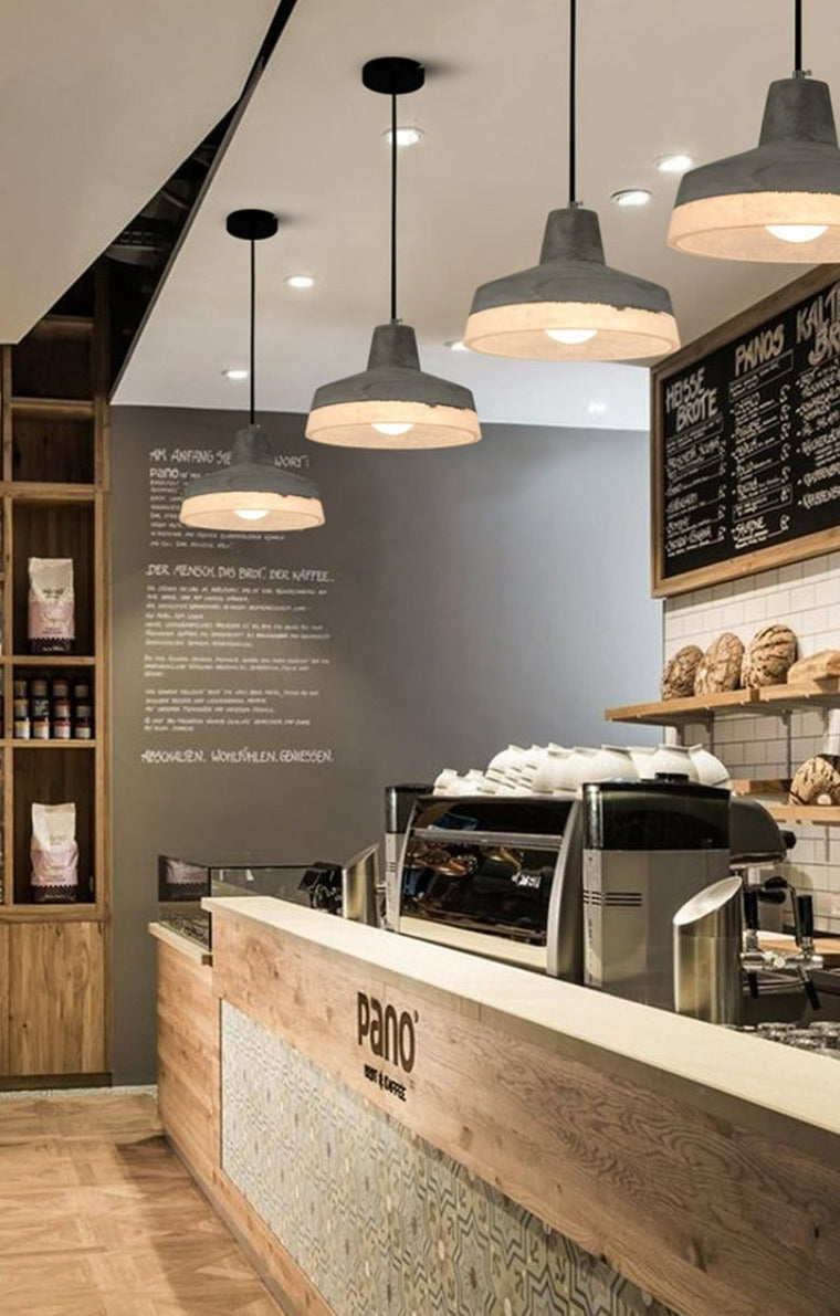 Wabi-Sabi pendellampa i cement