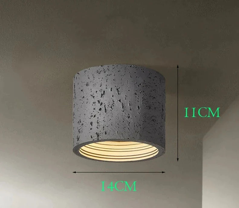 Wabi sabi spotlight cement