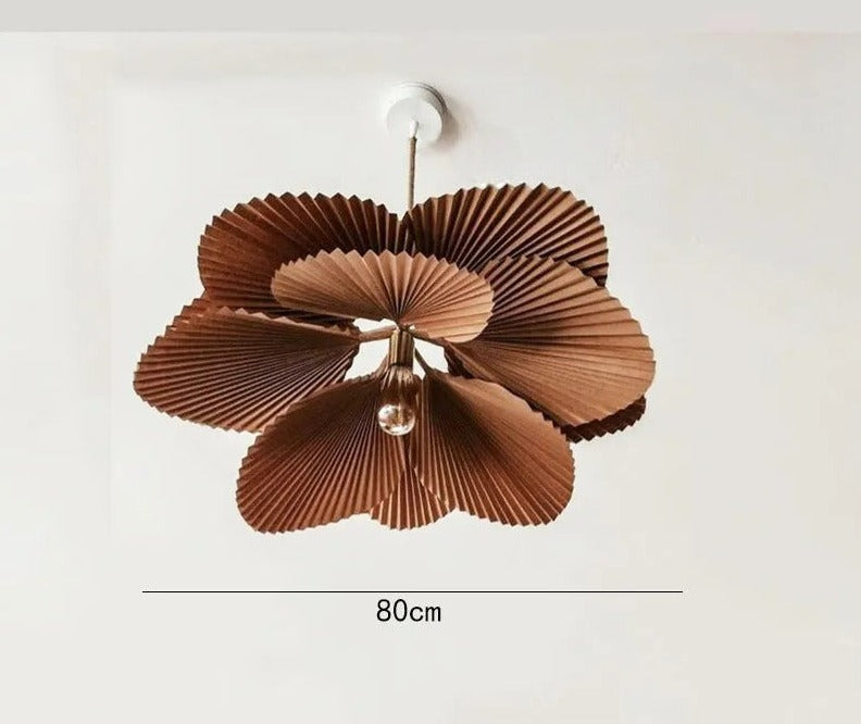 Ljuskrona med blomma i art deco