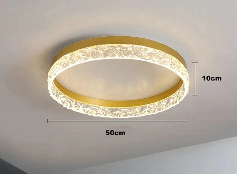 Taklampa i nordisk kristall