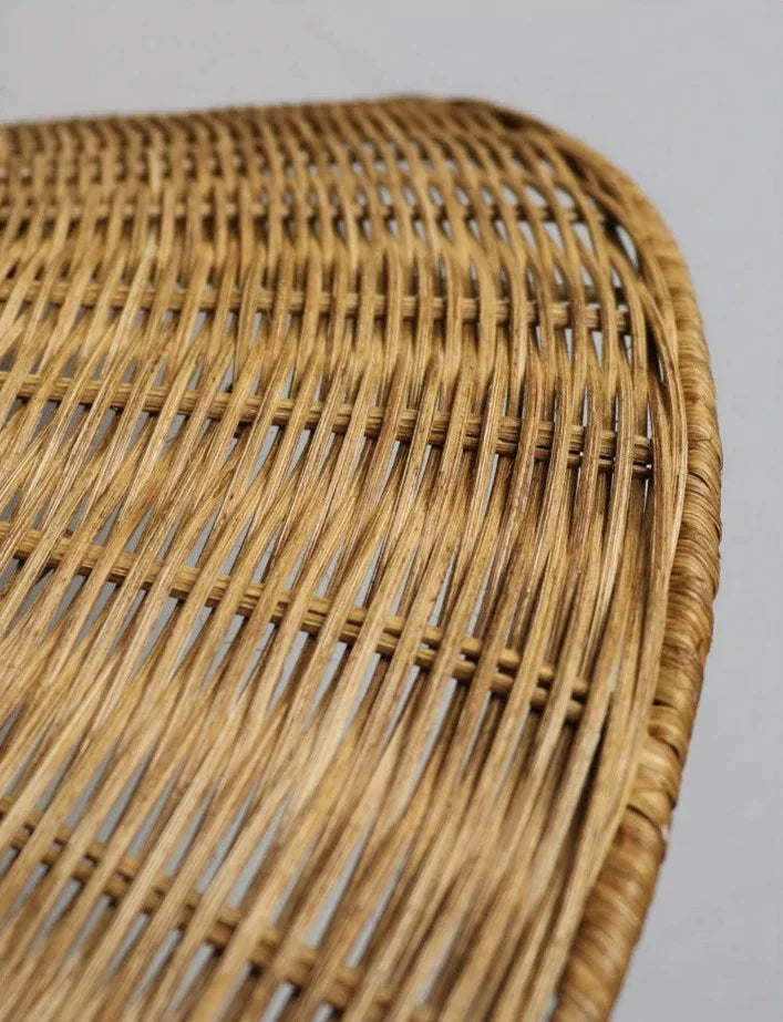 Ljuskrona i bambu och rotting