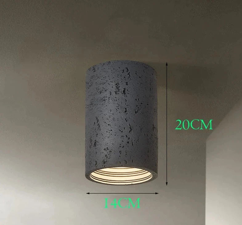 Wabi sabi spotlight cement