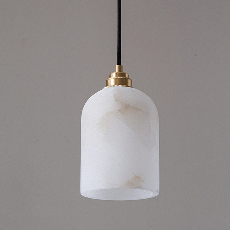 Wabi-Sabi pendellampa i marmor