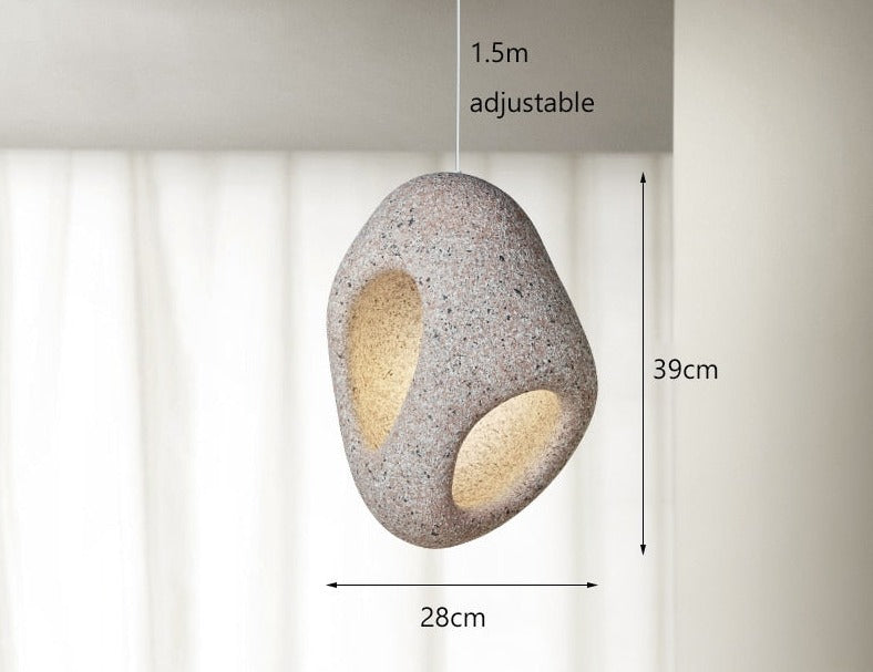 Art Wabi-Sabi taklampa