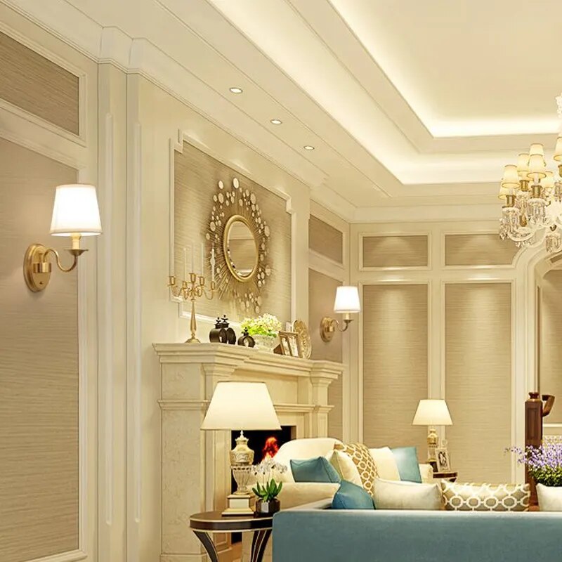 Vintage vägglampa i guld