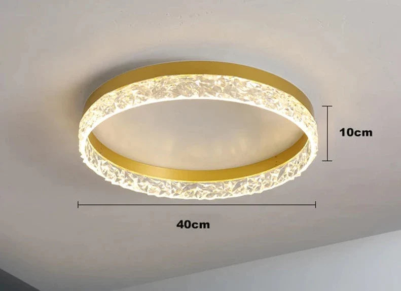 Taklampa i nordisk kristall